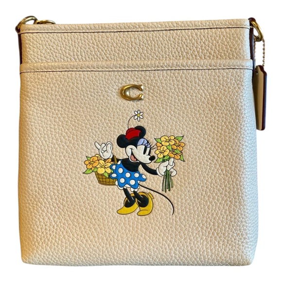 Coach Handbags - Disney X Coach Kitt Messenger Crossbody With Minnie Mouse Disney 100 Garden NWT